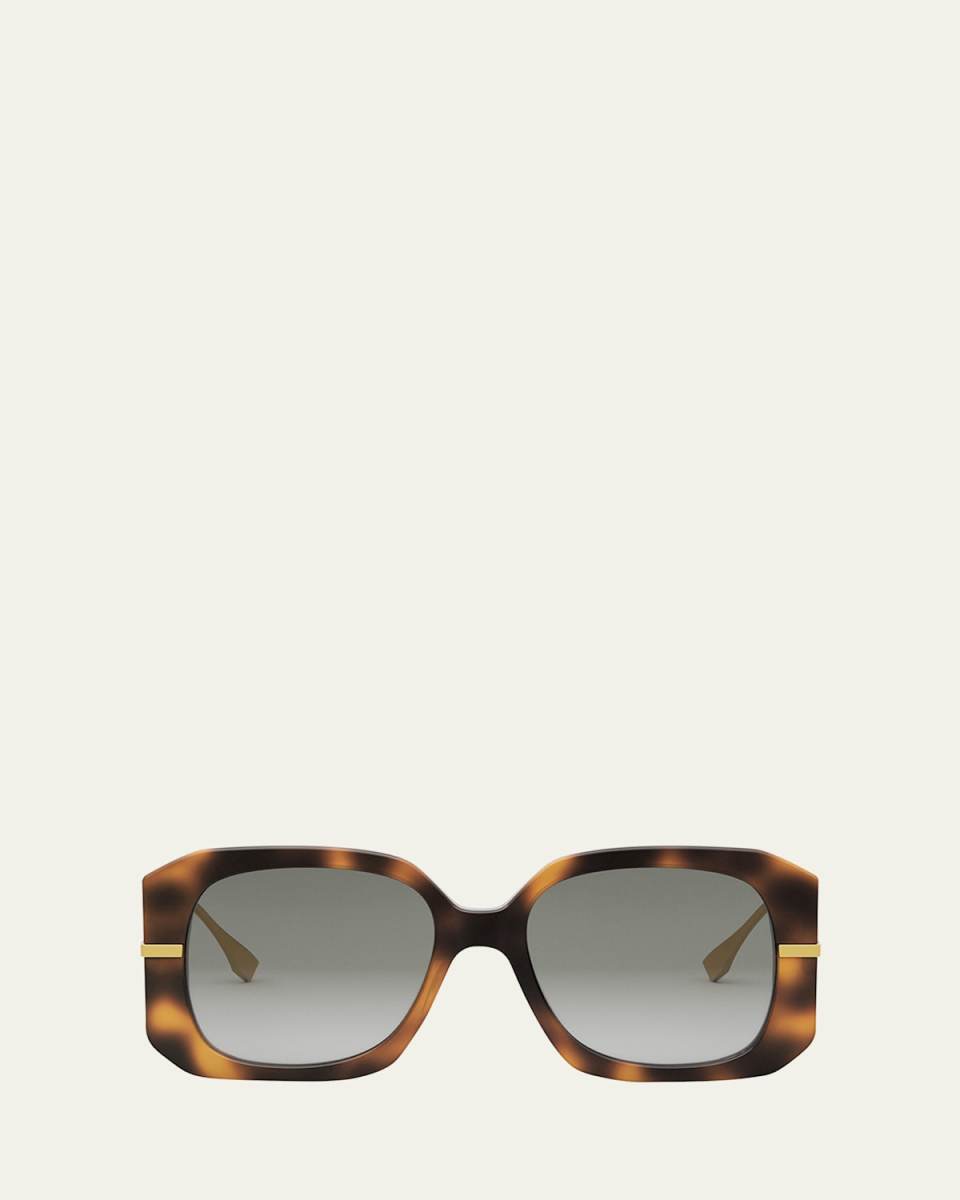 Fendigraphy Anagram Butterfly Acetate Sunglasses